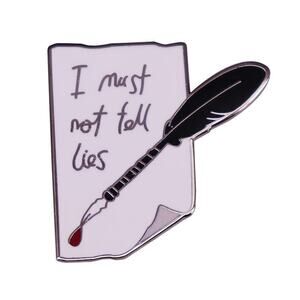 Copied - Copied - Harry Potter I Must Not Tell Lies Enamel Pins 178-1